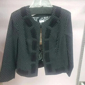 CAbi #5156 Polka Dot Blazer Jacket Size 4